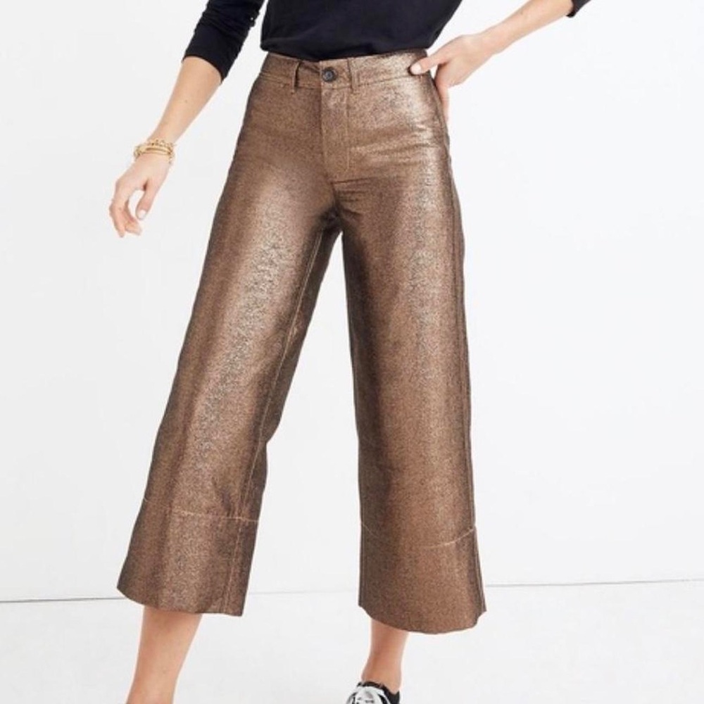 Madewell Emmett Wide Leg Cropped Pant